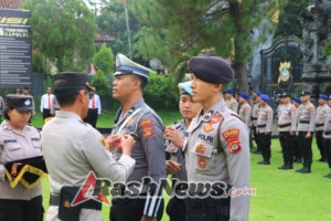 Polres Klungkung Gelar Apel Operasi Cipkon Agung 2025.