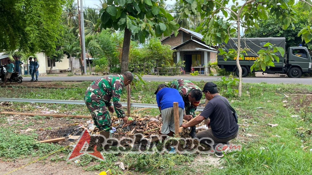 Danramil 1603-01/Alok Pimpin Pematokan Lahan Koperasi Merah Putih  Pertegas Batas Aset, Koramil Alok Kawal Pematokan Lahan Koperasi Merah Putih  Dukung Ekonomi Rakyat, Danramil Alok Turun Langsung Pimpin Pematokan Lahan Koperasi  Sinergi TNI dan Masyarakat: Lahan Koperasi Merah Putih Dipatok  Koperasi Merah Putih Masuki Tahap Awal Pembangunan, Danramil Alok Tegaskan Dukungan   NTT-SIKKA. Danramil 1603-01/Alok Kapten Czi Sunaryo bersama Babinsa Kopda Faisal Daingtjumping melaksanakan kegiatan pematokan lahan Koperasi Desa/Kelurahan Merah Putih yang berlokasi di Jln. Raya Magepanda, Patisomba, Kelurahan Wuring, Kecamatan Alok Barat, Kabupaten Sikka.  Kegiatan pematokan lahan ini dilakukan sebagai langkah awal untuk memastikan batas-batas area yang akan digunakan sebagai aset Koperasi Merah Putih, sekaligus meminimalisir potensi sengketa di kemudian hari. Turut hadir perangkat kelurahan serta pengurus koperasi yang mendampingi proses pengukuran dan penegasan titik koordinat.  Danramil 1603-01/Alok Kapten Czi Sunaryo dalam kesempatan tersebut menegaskan bahwa kehadiran pihak Koramil merupakan bentuk dukungan terhadap program pemberdayaan ekonomi masyarakat.   “Kami mendukung penuh upaya pengembangan koperasi sebagai motor penggerak ekonomi rakyat. Dengan pematokan yang jelas, kita memastikan setiap tahapan pembangunan berjalan tertib, transparan, dan sesuai ketentuan,” tegasnya.  Ia juga mengapresiasi kerja sama yang baik antara Babinsa, pemerintah kelurahan, dan pengurus koperasi. “Sinergi seperti ini penting agar rencana pembangunan koperasi dapat memberikan manfaat nyata bagi masyarakat Patisomba dan sekitarnya,” tambah Kapten Sunaryo.  Sementara itu, Babinsa Kopda Faisal Daingtjumping mengatakan bahwa pematokan lahan dapat mempercepat proses administrasi dan tindak lanjut pembangunan fasilitas koperasi. Menurutnya, kepastian batas tanah adalah fondasi yang harus diperkuat sebelum memasuki tahap pembangunan fisik.  Kegiatan berlangsung aman dan tertib, serta mendapat respons positif dari masyarakat setempat yang berharap koperasi ini dapat menjadi wadah penguatan ekonomi lokal. (PENDIM 1603/SIKKA)