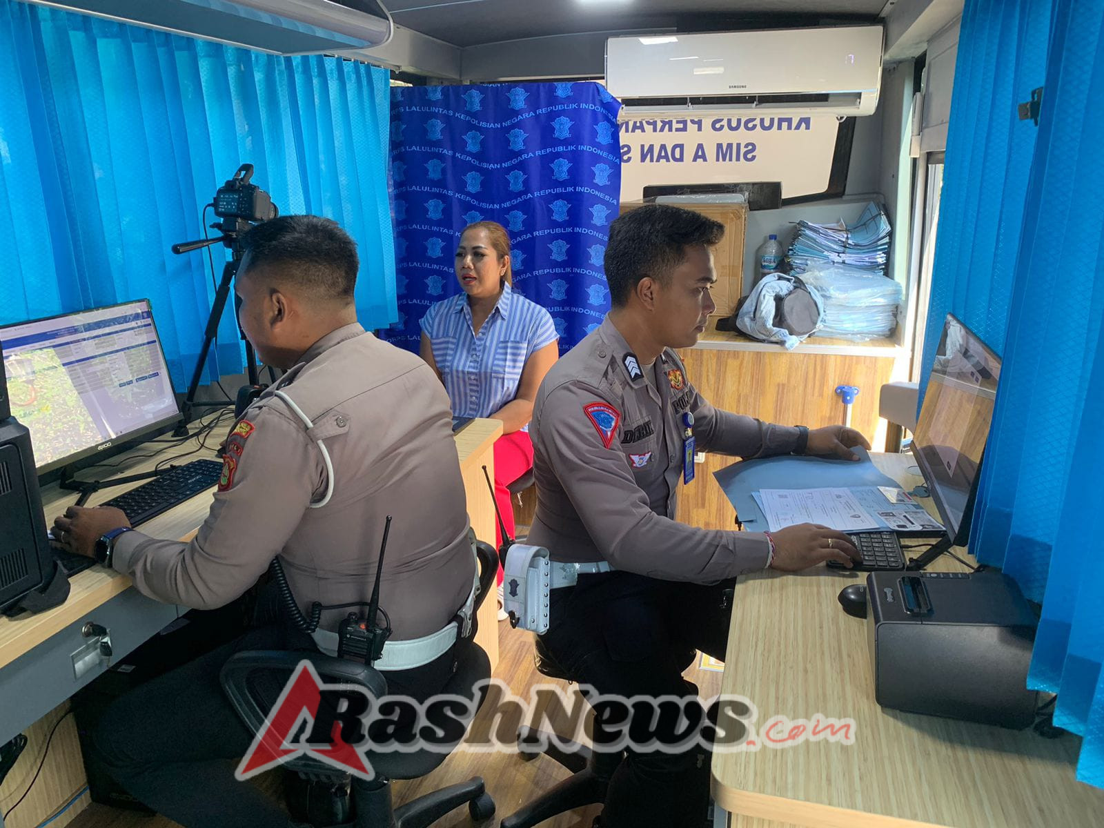 Mendekatkan Pelayanan, Satlantas Layani Pembuatan dan Perpanjangan SIM Secara Mobile