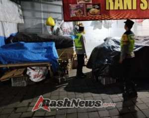 Polsek Penebel Patroli Malam Hari Pastikan Situasi Aman dan kondusif