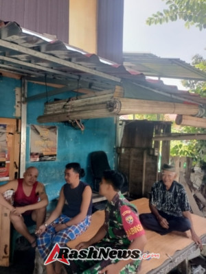 Babinsa dan Anggota AGR Tanggap Darurat Kasus Gigitan Anjing Rabies