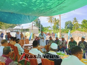 Babinsa Koramil 1612-05 Satar Mese Turun Langsung Dukung Pembangunan Masjid Nurul Akhlak Nangawoja