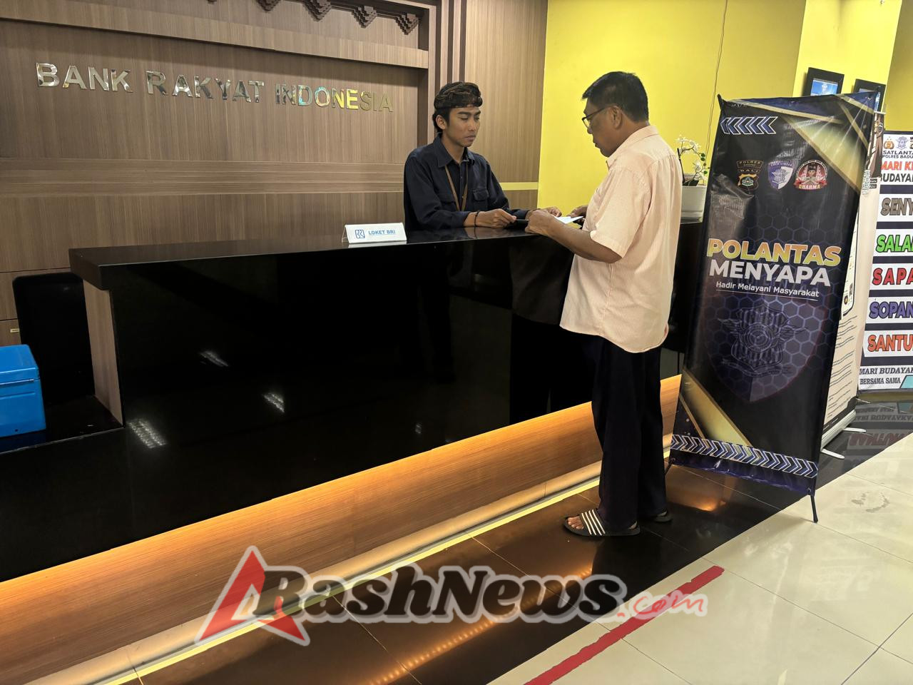 Sinergi Polri dan Perbankan: Polantas Menyapa Hadir di BRI Beri Edukasi Keamanan Bertransaksi