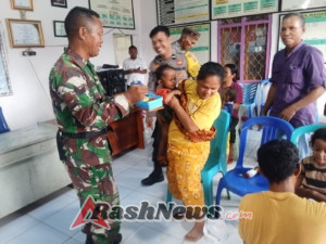 Sinergi TNI dan Pemerintah Desa: Babinsa Lembor Pantau Program Stunting di Kecamatan Lembor Selatan