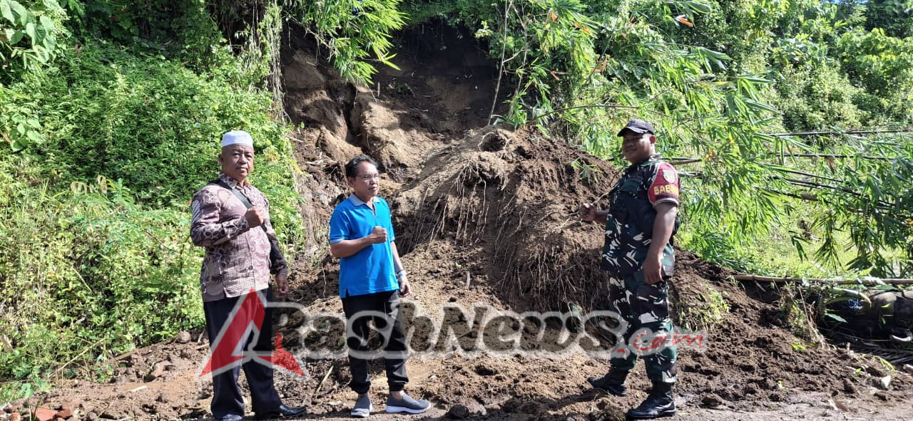 Warga BTN Dopang Diimbau Waspada Longsor Susulan