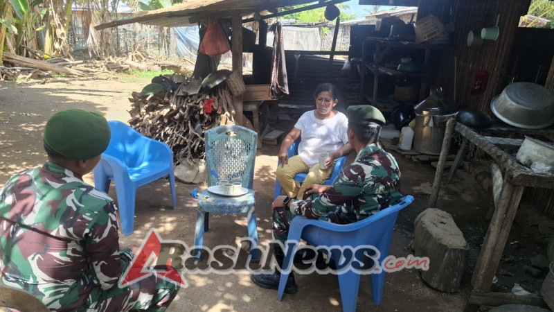 Satgas Pamtas Tingkatkan Keterampilan Olahan Ikan Masyarakat Silawan