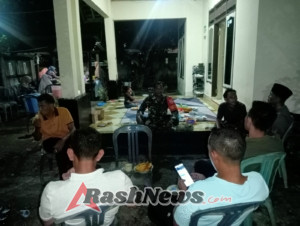 Koramil 1628-05/Jereweh Laksanakan Patroli Malam, Tingkatkan Kewaspadaan Warga