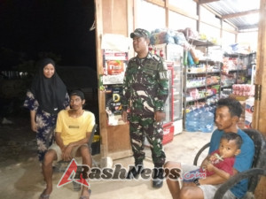 Piket Koramil 1628-04/Poto Tano Jaga Ketertiban, Patroli Malam Berjalan Lancar