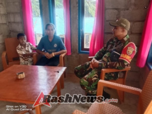 Komsos dan Pamwil, Babinsa Ende Dengarkan Aspirasi Warga Desa Tiwerea