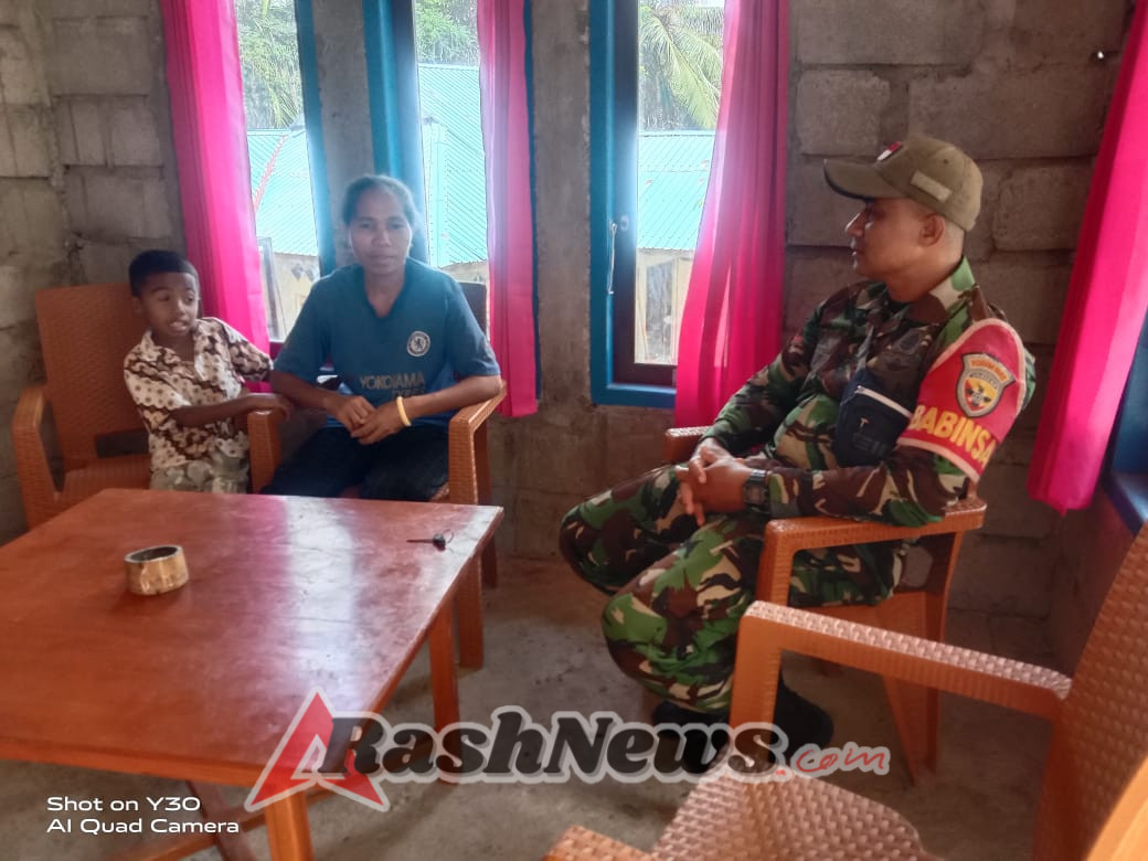 Komsos dan Pamwil, Babinsa Ende Dengarkan Aspirasi Warga Desa Tiwerea