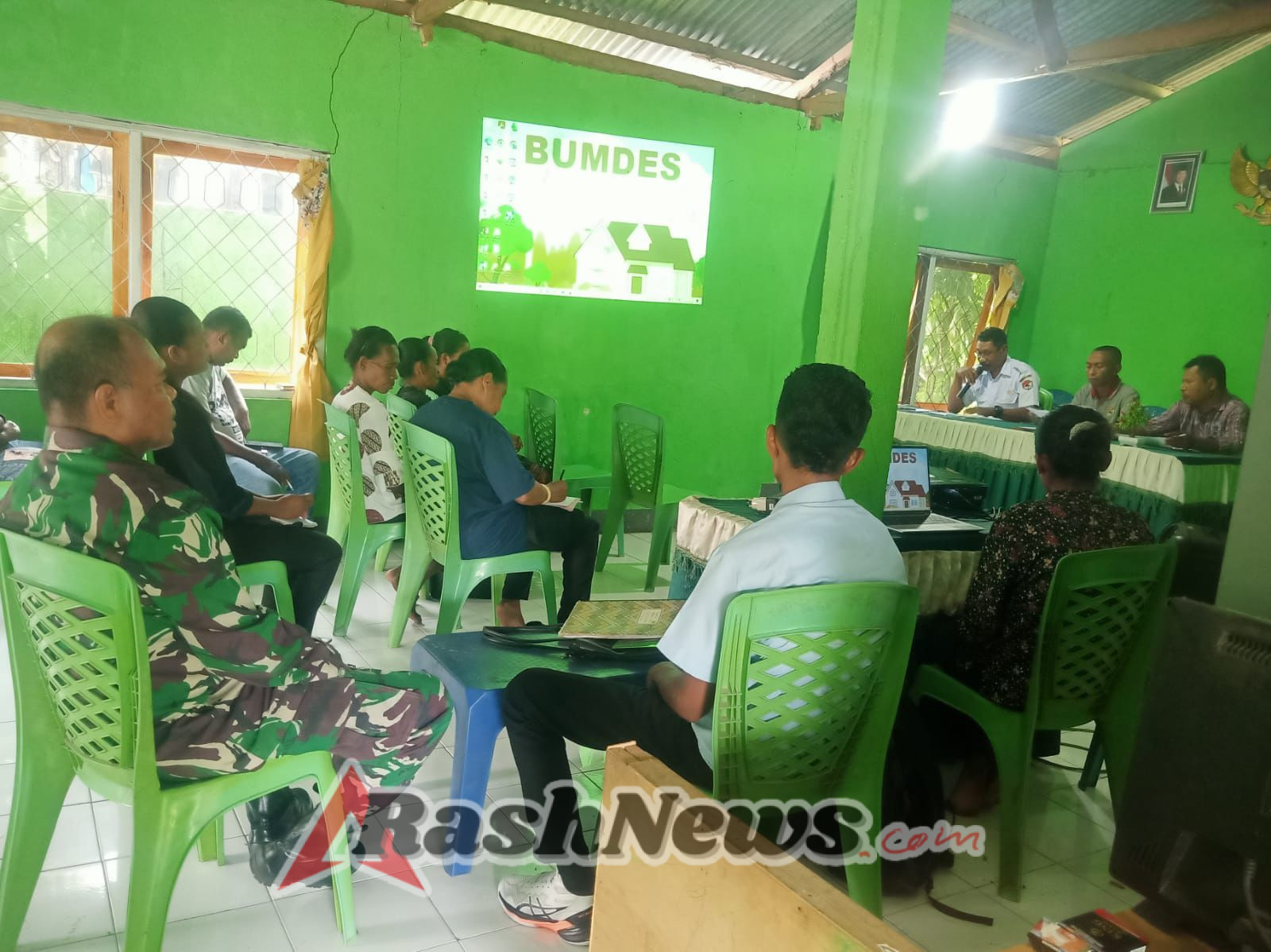 BUMDes Gou Geta Paparkan Rencana Usaha Ketahanan Pangan di Hadapan Babinsa