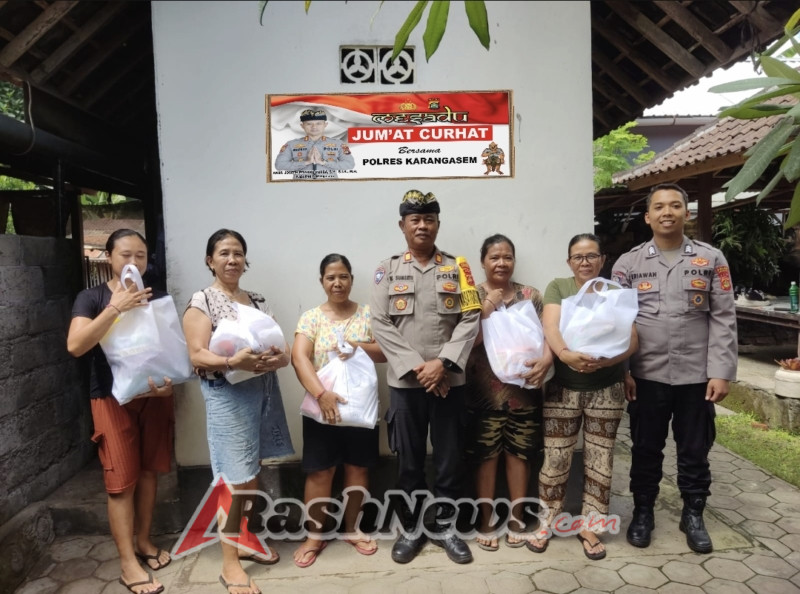 Kasat Binmas Mewakili Kapolres Karangasem Melaksanakan Jumat Curhat Bersama Komunitas Ibu Rumah Tangga