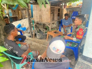 Monitoring Wilayah di Desa Bareng: Babinsa Tekankan Pentingnya Keharmonisan