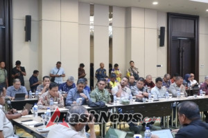 Rakor Proyek Udang Terintegrasi Digelar di Myze Hotel, Dandim 1601 Turut Hadir