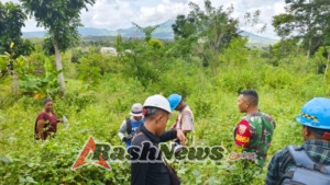 Pendampingan Babinsa Pastikan Pengukuran Waduk Lambo di Labolewa Berjalan Tertib dan Tanpa Kendala