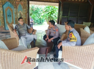Kapolsek Denpasar Selatan Jalin Silaturahmi dengan Manajemen Hotel Puri Santrian, Sampaikan  Imbauan Kamtibmas Jelang Tahun Baru 2026