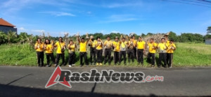 Dukung Ketahanan Pangan, Polsek Tabanan Gelar Panen Jagung di Subak Apuan