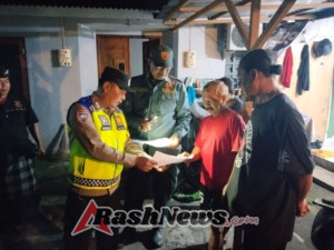 Bhabinkamtibmas Kel. Kesiman Kawal Pendataan Duktang Non-Permanen di Dua Lokasi Kos-Kosan