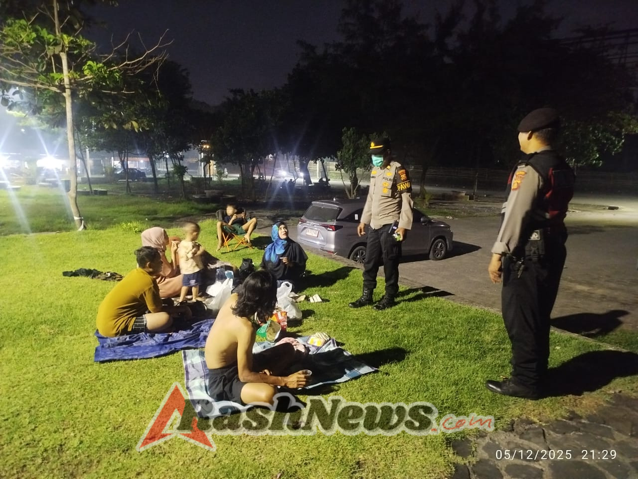Tingkatkan Keamanan Malam Hari, Polsek Dentim Rutin Gelar Patroli KRYD dan Yustisi