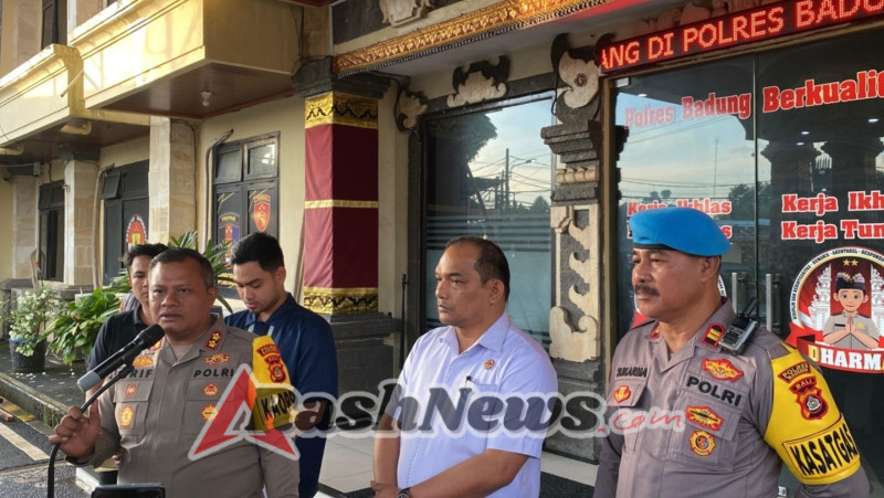 Polres Badung Gelar Doorstop Terkait Penyelidikan Dugaan Pornografi Melibatkan WNA
