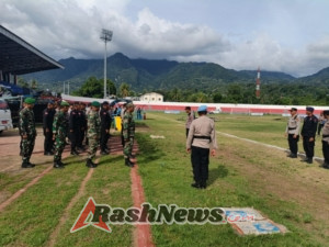 Apel Gelar Pasukan Kodim 1602/Ende Awali Pengamanan Sukses ETMC Ende 2025