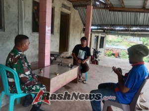 Kegiatan Pamwil dan Komsos Babinsa, Wujud Nyata Kemanunggalan TNI-Rakyat di Desa Nida