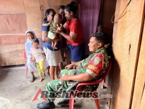 Babinsa Maurole Ciptakan Rasa Aman dan Nyaman Bagi Warga Dusun Kolibewa