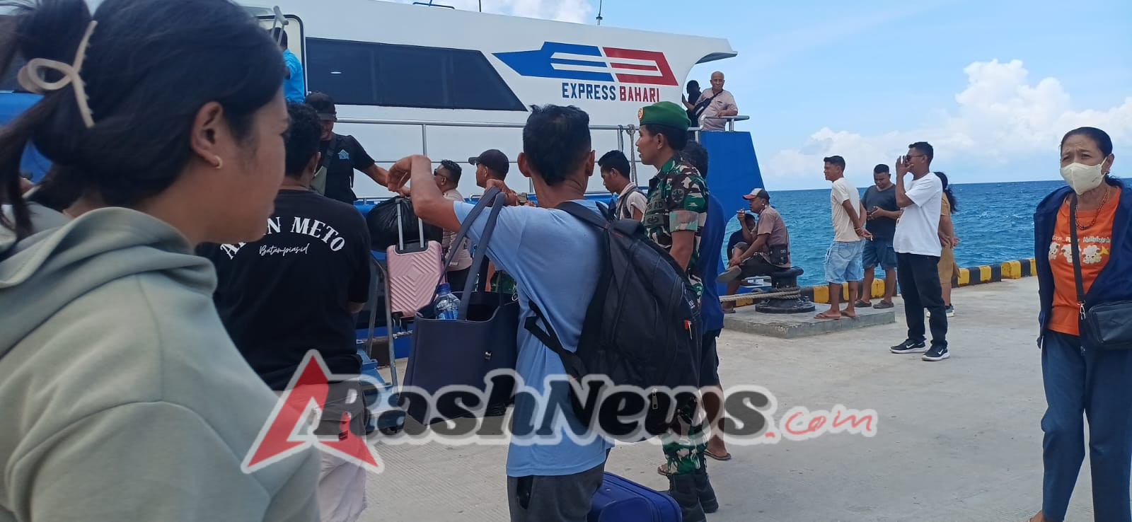 Sinergitas Koramil Ba’a dalam Pengamanan Aktivitas Pelabuhan