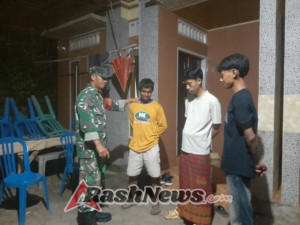 Anak Muda di Desa Ncandi Diajak Babinsa Jaga Keamanan Malam dan Hindari Tindakan Kriminal