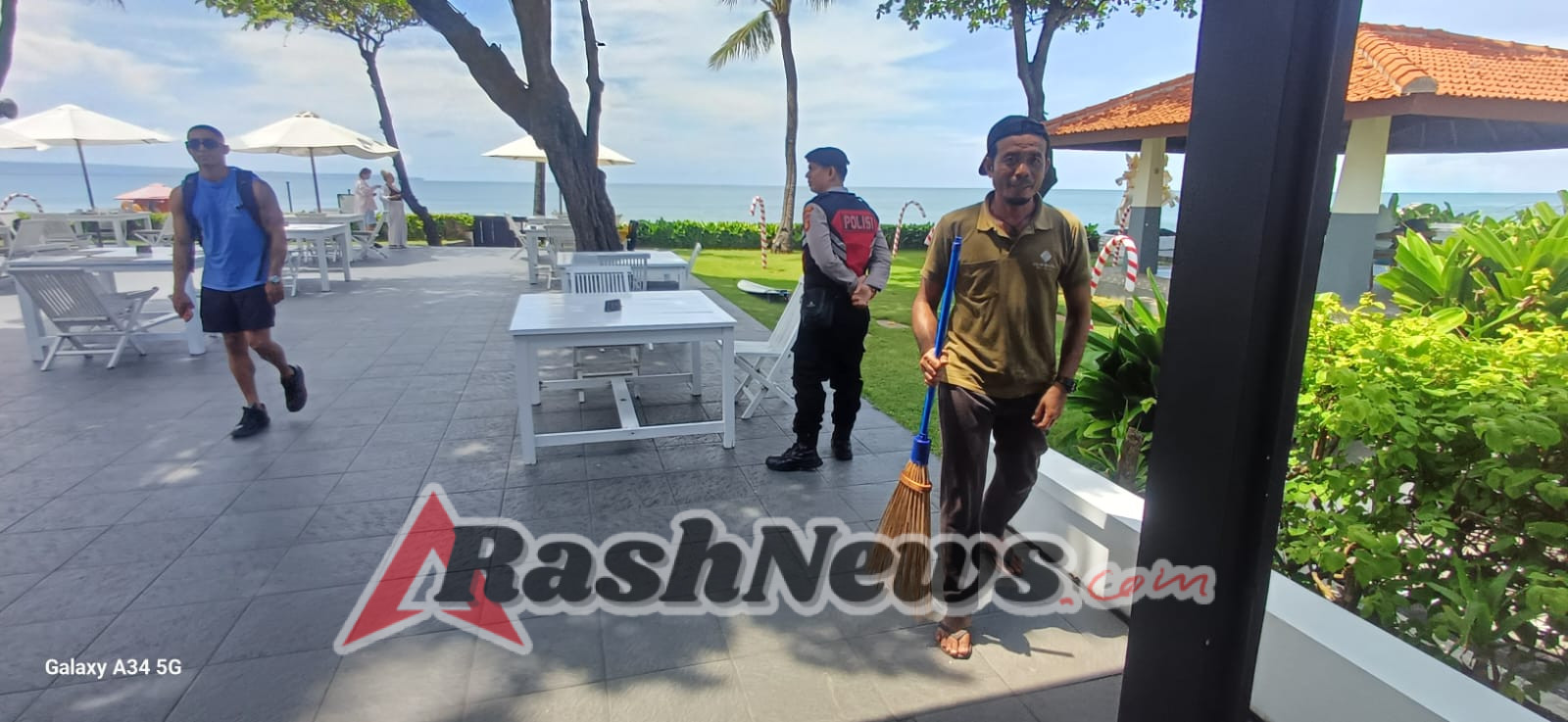Beri Kenyamanan Wisatawan Polsek Kuta Utara Patroli  Sambangi Hotel Legong Berawa