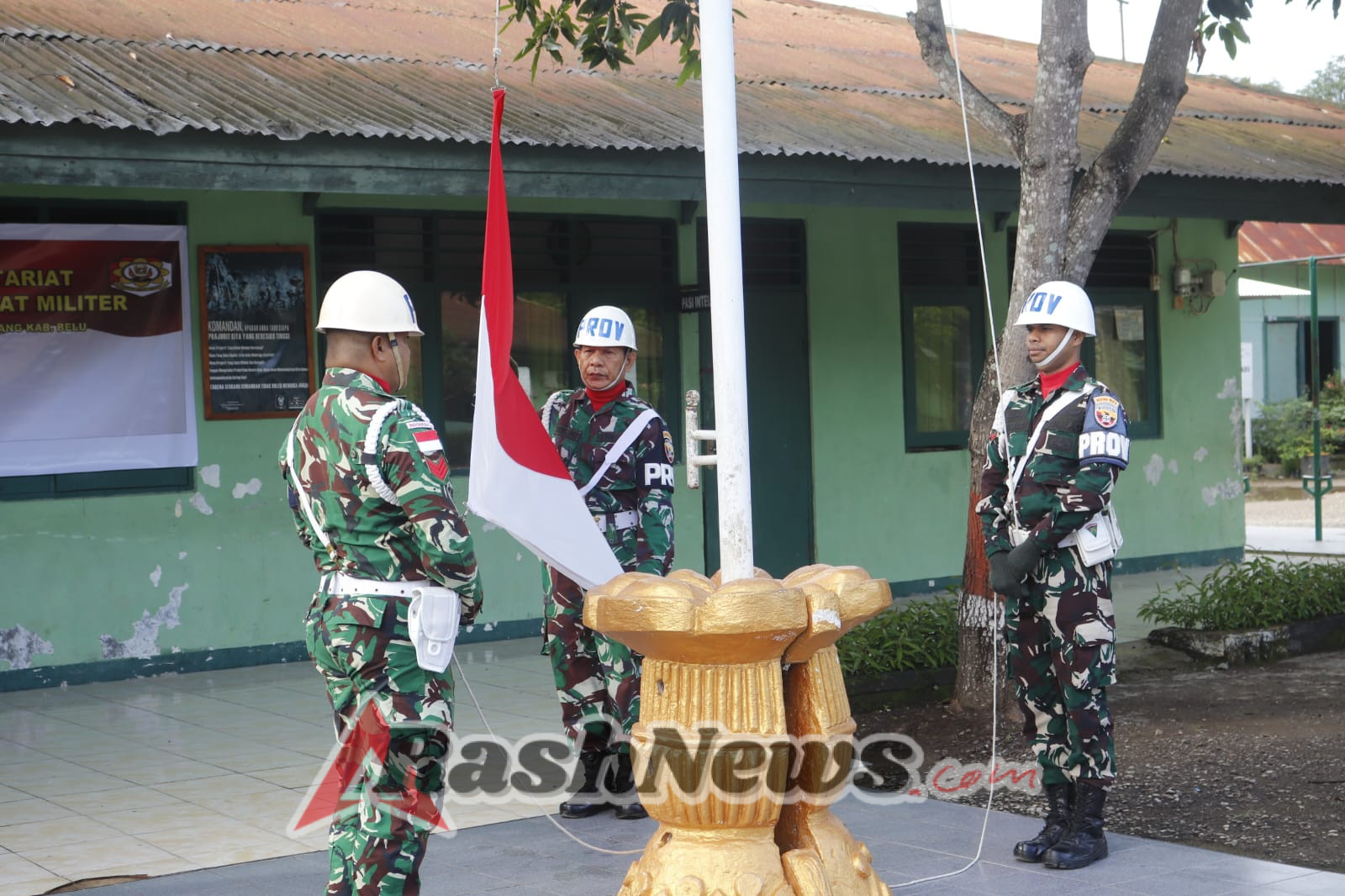 Pimpin Upacara Bendera Hari Senin, Kasdim Belu Ingatkan Anggota Jaga Kelestarian Alam