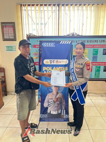 Polres Karangasem Ajak Masyarakat Gunakan Aplikasi SIGNAL untuk Bayar Pajak Kendaraan Secara Online