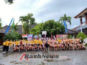 Bhabinkamtibmas Sanur Pantau Pembukaan Tensa Scout Camp 2025 di SD Negeri 10 Sanur