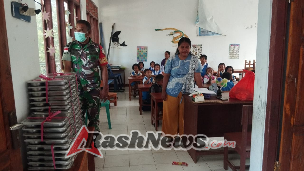 Program Makan Bergizi Jangkau 3.000 Siswa, Babinsa Turun Langsung ke Lokasi