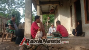 Serma Usman Ajak Warga Desa 0i Bura Budayakan Hidup Bersih Demi Kesehatan