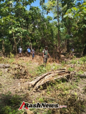 Babinsa Koramil Rote Timur Dukung Pembangunan Koperasi Merah Putih