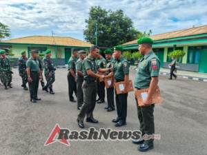 Acara Korp Raport Warnai Pelepasan Personel Kodim 1624/Flotim