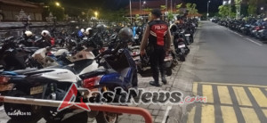 Cegah Curanmor Polsek Kuta Utara Tingkatkan Patroli  Di Sentral Parkir Canggu