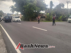 Gatur Sore Polsek Abiansemal Pastikan Aktivitas Masyarakat Tetap Lancar & Aman