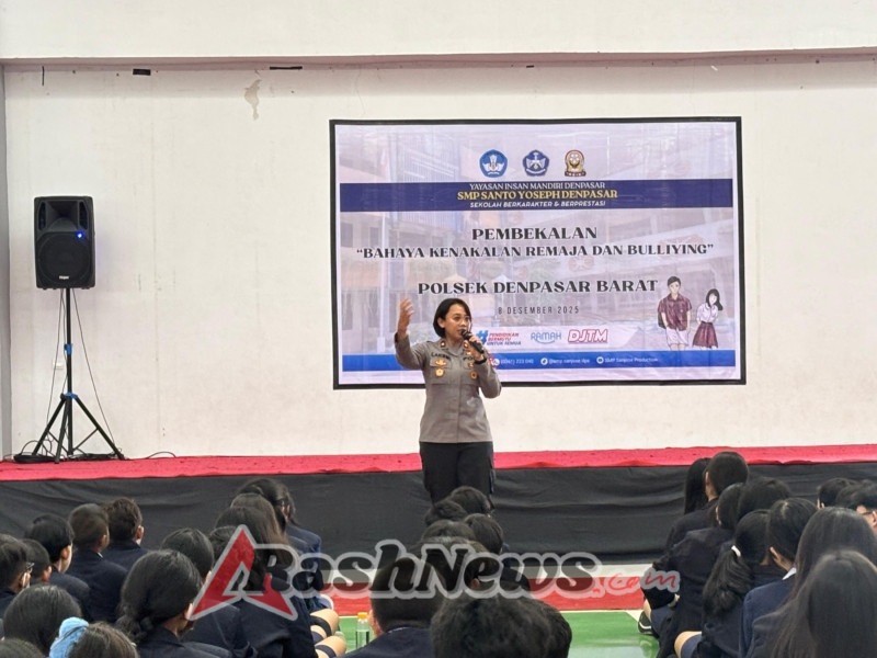 Beri Pembekalan Bahaya Kenakalan Remaja dan Bullying, Kapolsek Denbar Gelar Sambang Kamtibmas
