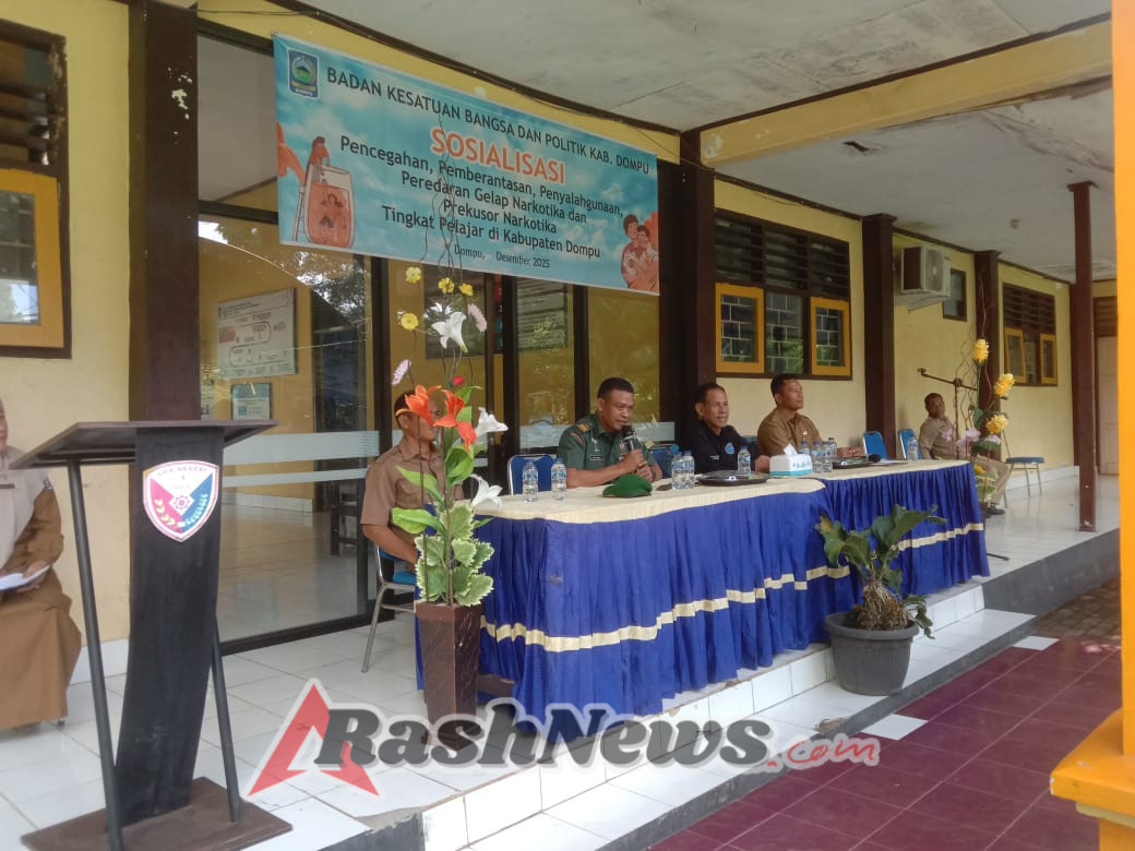Kodim 1614/Dompu Dorong Generasi Emas Bebas Narkoba lewat Pembinaan Intelijen Teritorial