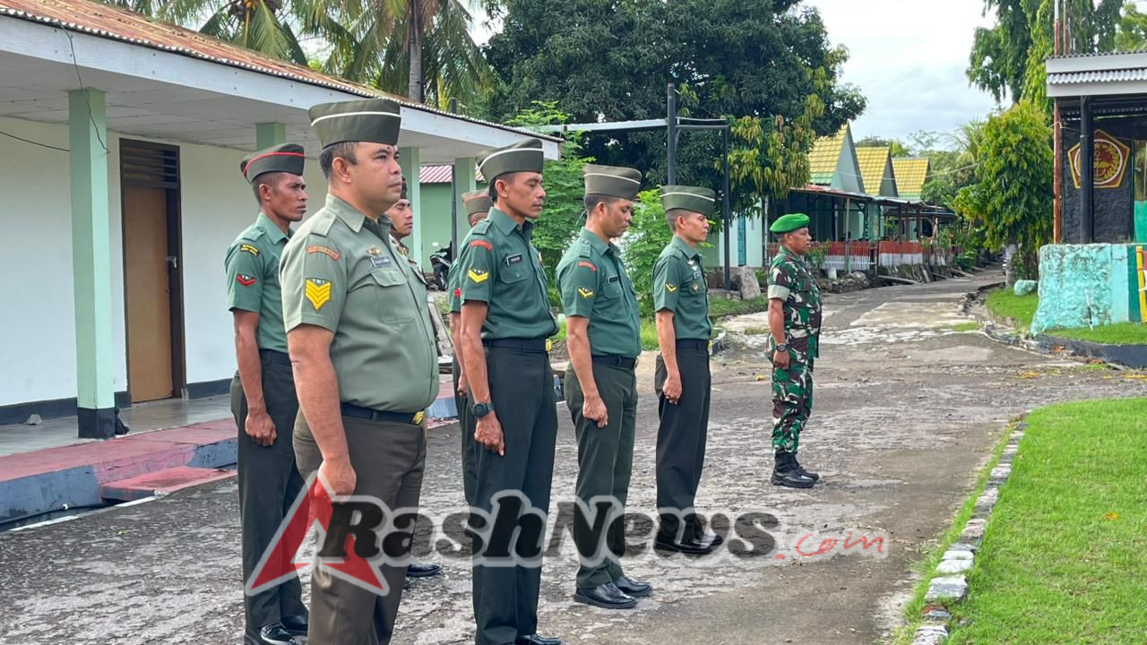 Korps Raport Pindah Satuan Kodim 1603/Sikka: Dandim Apresiasi Pengabdian Personel