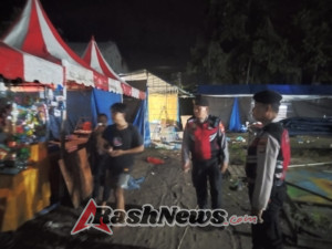 Subsatgas Samapta Gelar Turjag di Pasar Malam Tulikup Jelang Nataru 2026