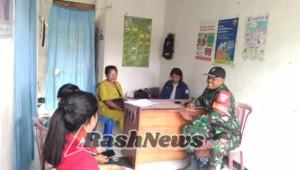 Pendampingan Posyandu Babinsa Binafun Wujud Kepedulian TNI