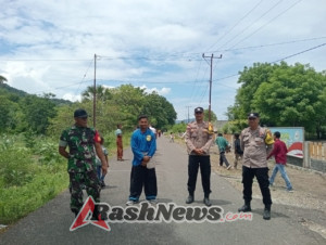 Ziarah Yubilium 2025 Berlangsung Khidmat, Babinsa dan Bhabinkamtibmas Lakukan Pengamanan