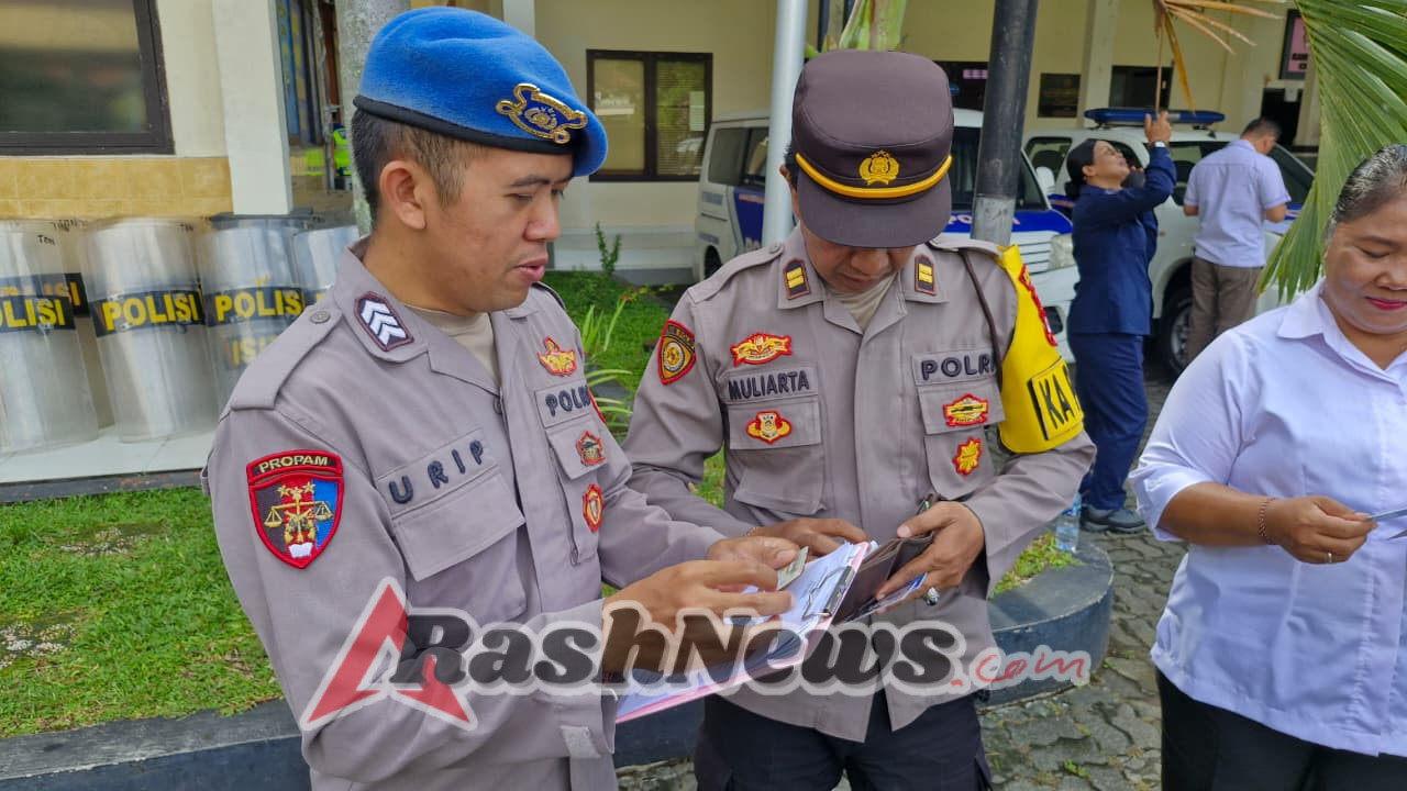 Sipropam Polres Tabanan Gelar Gaktibplin Personel Operasi Cipkon Agung 2025, Seluruh Pemeriksaan Berjalan Tanpa Temuan Pelanggaran