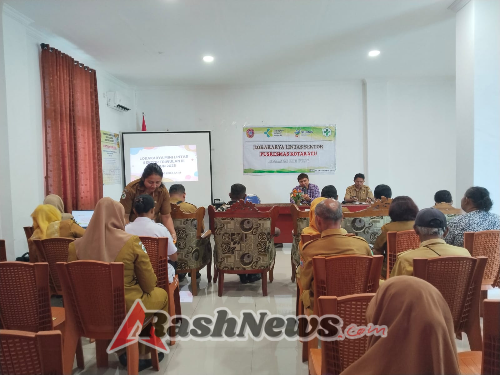 Koordinasi Lintas Sektor Ende Utara, Babinsa Tekankan Kemanunggalan TNI-Rakyat