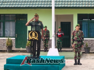 Kasdim Ajak Prajurit Tingkatkan Loyalitas dan Profesionalisme dalam Upacara Mingguan