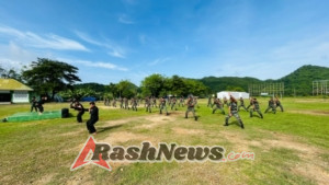 Kodim 1628/SB Tingkatkan Soliditas Personel Lewat Apel Gabungan dan Latihan Bela Diri