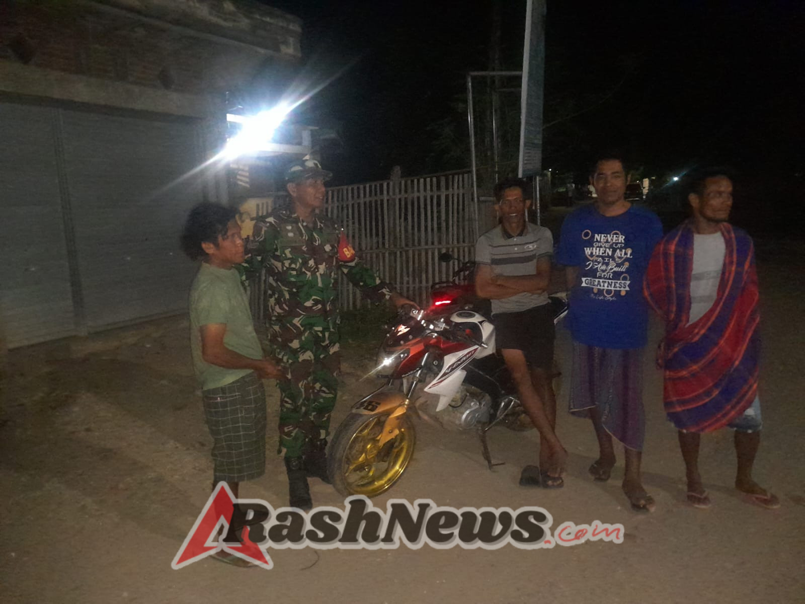 Kodim 1608/Bima Tingkatkan Keamanan Wilayah lewat Apel Pengecekan dan Patroli Siskamling